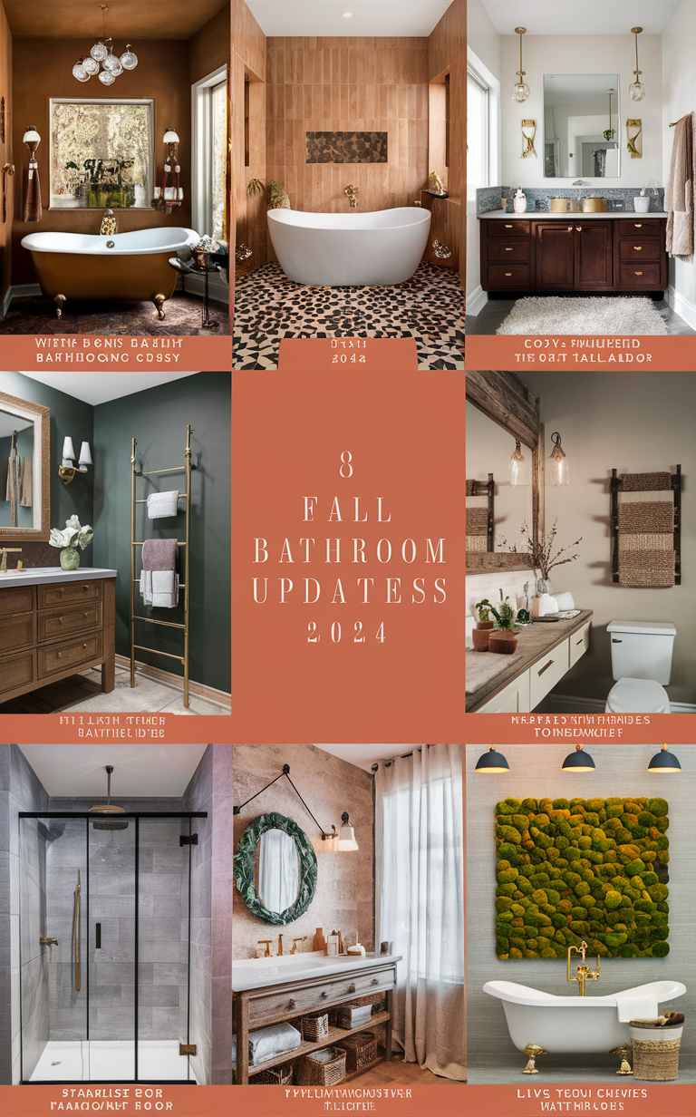 fall bathroom decor, bathroom renovation ideas, bathroom design trends, bathroom remodeling tips, modern bathroom ideas